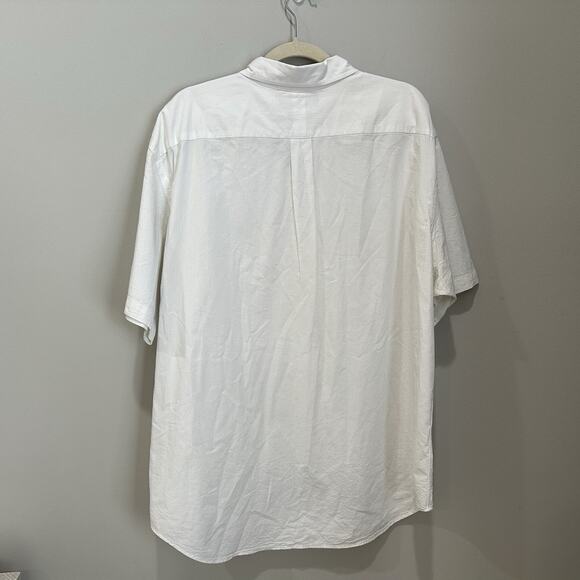 Polo Ralph Lauren Mens Classic Fit White 2XL Short Sleeve Button Dwn Shirt - Picture 6 of 6
